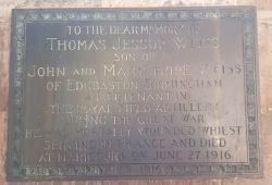 9.Thomas Jessop Plaque